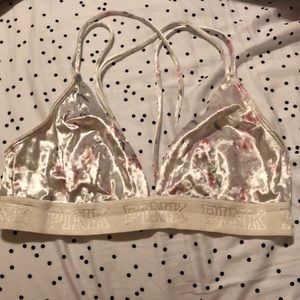 Floral Velvet Bralette